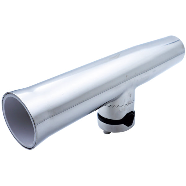 SeaTec stangholder i AISI 316 RF stål, monteret på gelænder Ø25-32mm
