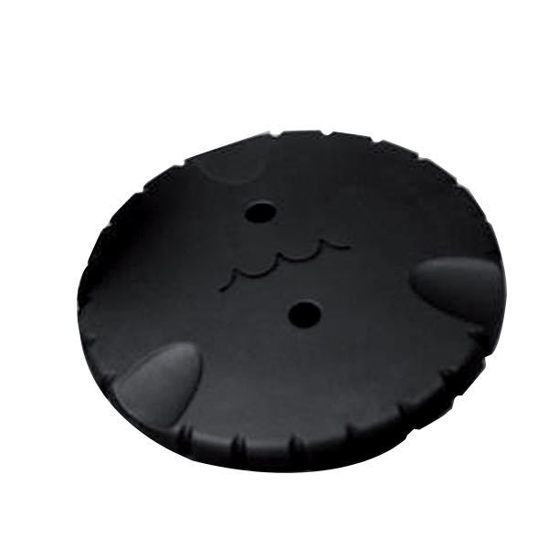 Dækspåfyldning fra Attwood i sort plast med udluftning og 38mm diameter