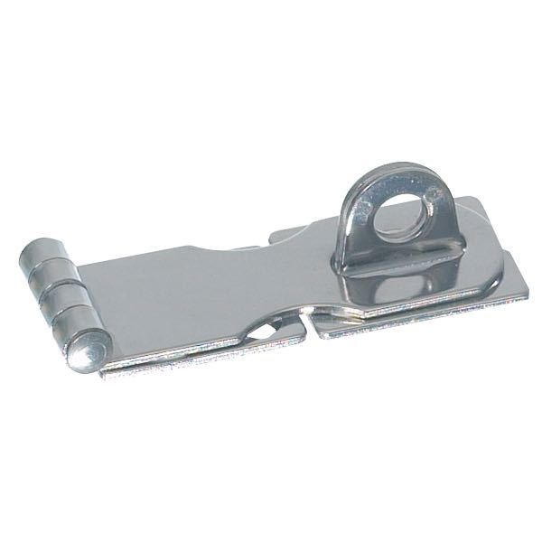 Låseoverfald fast 70x25mm i rustfrit stål fra 1852 set fra siden