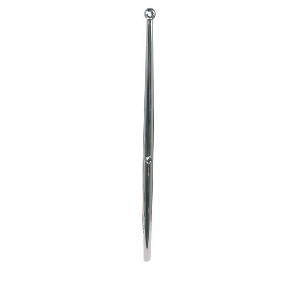 SeaTec Scepter RF 610mm kugle top set fra siden på bådgelænder.