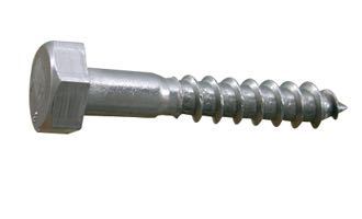 Fransk skrue Marifix 10 x 60 A4 set forfra med detaljeret gevind