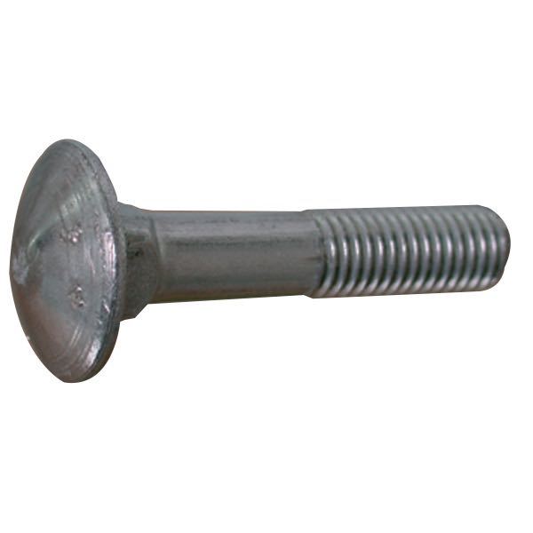 Bræddebolt 8 x 30 a4 fra 1852, set forfra med en blank overflade.