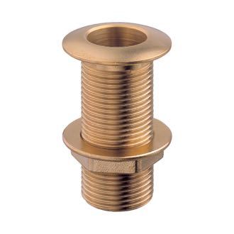 Guidi gennemføring i messing, 3/4" med 100 mm diameter