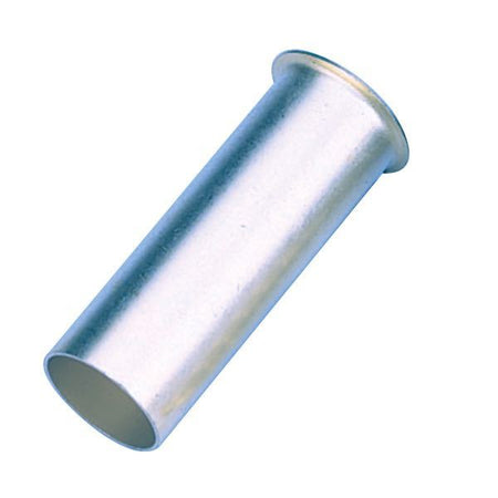 SeaTec lænsegennemføring i RF stål, Ø25mm, længde 75mm, set forfra.