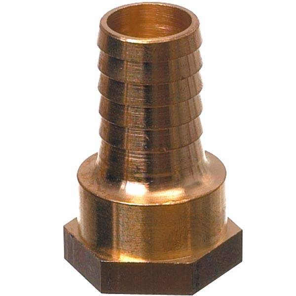 Guidi slangestuds ind.g 1-1/2 x 38mm vist forfra, klar til installation.