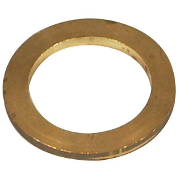 Guidi messing skive 1/4" med glat overflade, ideel til bådmontering.