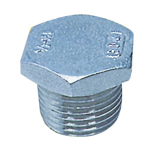Rustfri 1852 fittings set fra siden, klar til montering på båd.
