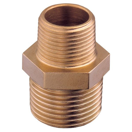 Guidi brystnippel 1" - 3/4" i bronze med glat overflade.