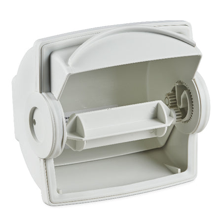 Dometic toiletpapirholder set forfra med papir rullet ud