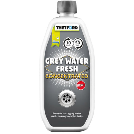 Thetford toiletvæske Grey Water Fresh koncentreret 0,8 L på hvid baggrund