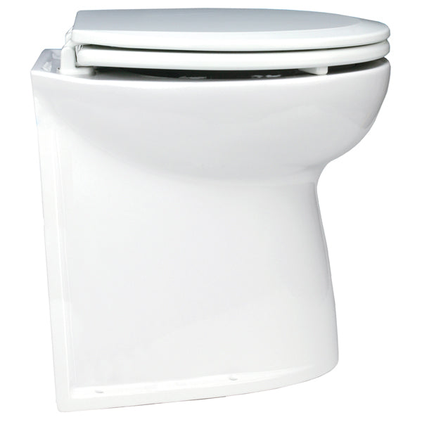 Jabsco deluxe 14" el-toilet med soft close i maritim sammenhæng