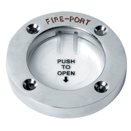 SeaTec fire port Ø68mm, monteret på båd