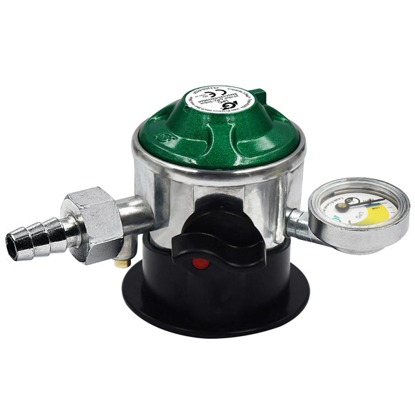 IGT, Gas regulator Jumpo click on med manometer & slangestuds Ø10