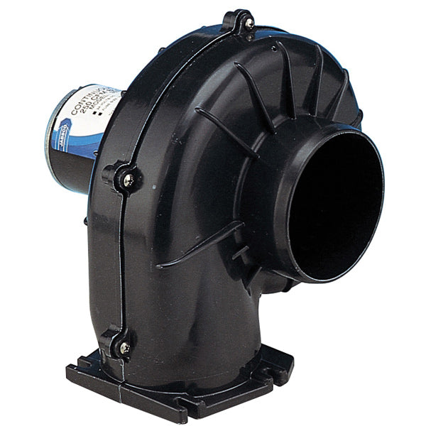 Jabsco motorrums ventilator flangemontering set fra siden.