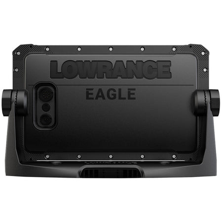 Lowrance 9 HDI i brug, der viser fiske- og dybdekort