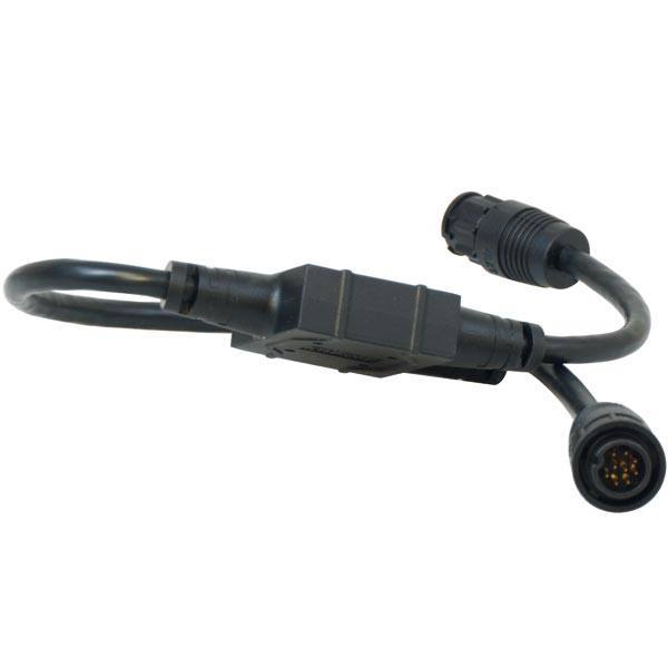 Adapter fra Navico til StructureScan transducer, set fra siden.