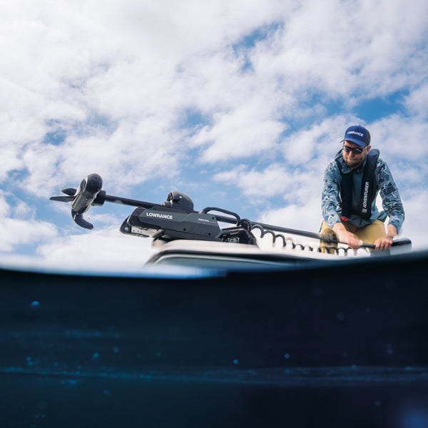 Lowrance RECON motoren set fra oven, klar til brug