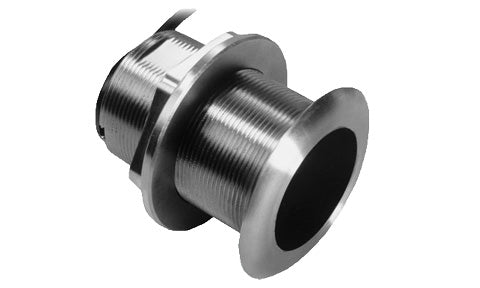 Navico Gennemføringstransducer RF (SS60) set forfra med monteringsdetaljer