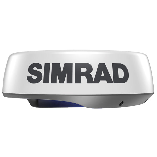 Simrad Halo24 radar set forfra med 10m kabel til bådinstallation.