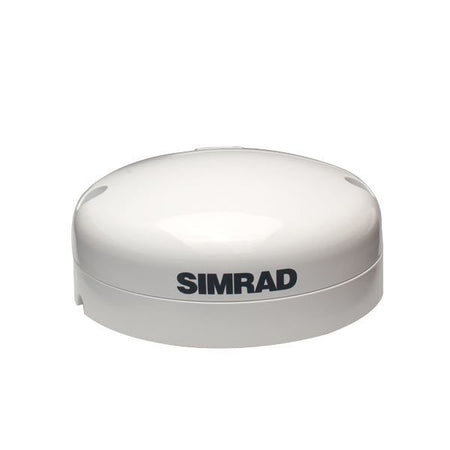 Simrad GS25 10Hz GPS antenne monteret på en båd
