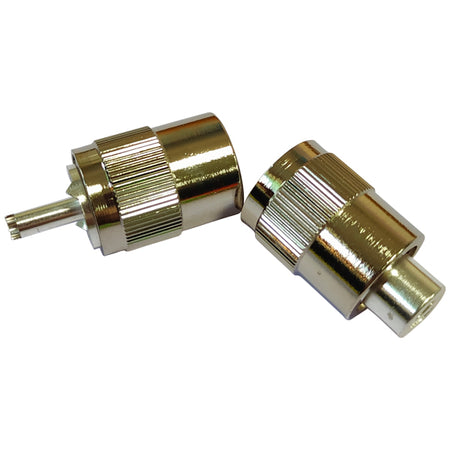 1852 VHF stik PL259 til 6mm kabel set fra siden