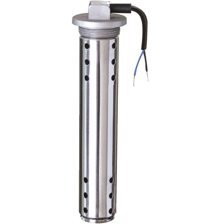 Kus waste giver 450mm 1 1/4" 0-190ohm set forfra, klar til montering.