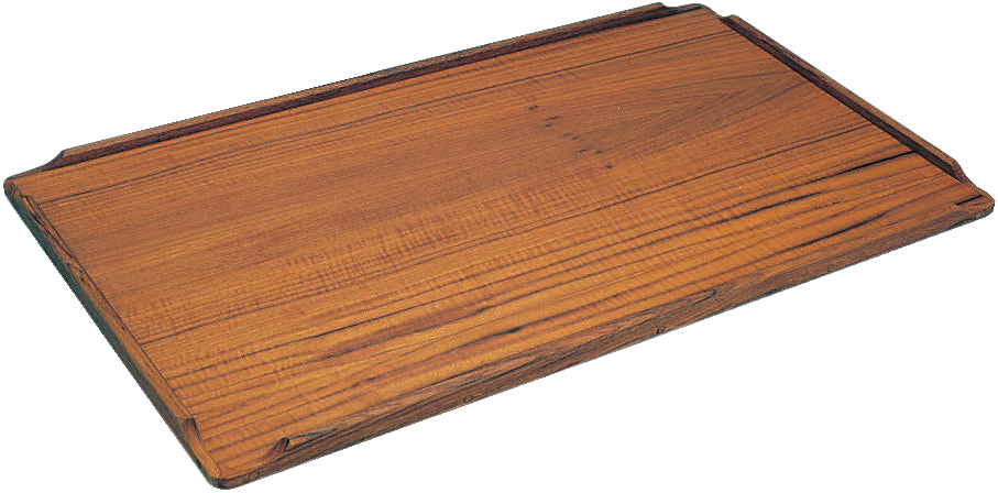 Roca teak bordplade i mål 400 x 700 mm, set fra oven.
