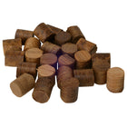 Roca teakprop 10 mm pakket i 20 stk., set fra oven.