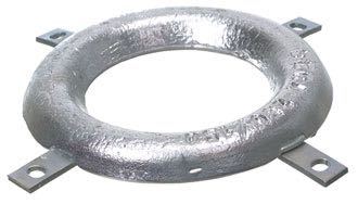 BAC Bera ringanode 300 mm zink set op til båds skrog