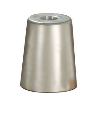 Tecnoseal zink møtrik f.14.1490 set forfra