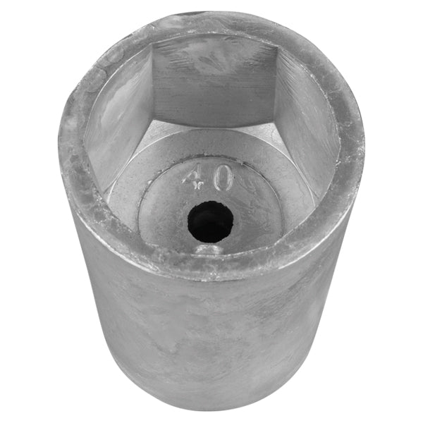 Tecnoseal, SeaTec, Tecnoseal alu anode til sekskantet aksel møtrik aksel 40mm