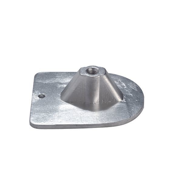 Tecnoseal zinkanode set fra siden, ideel til Mercury motorer.