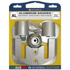 Tecnoseal alu kit til Mercruiser Bravo III set fra siden.