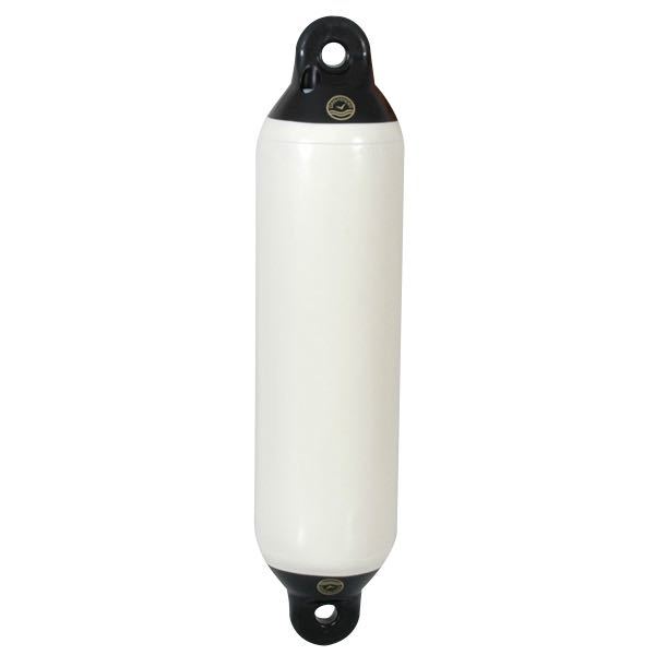 Dan-Fender yachtfender i brug ved docking, set bagfra