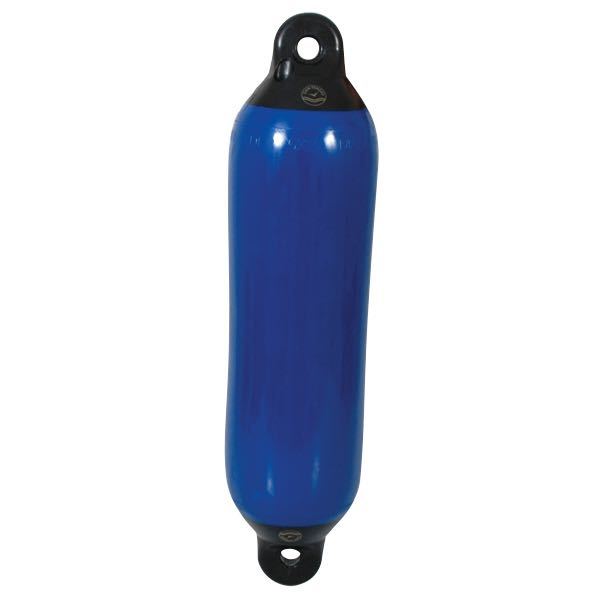 Dan-Fender 1025 monteret på båd, klart synligt fra siden