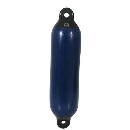 Detalje af Dan-Fender 1025 med fokus på det marineblå og sorte design
