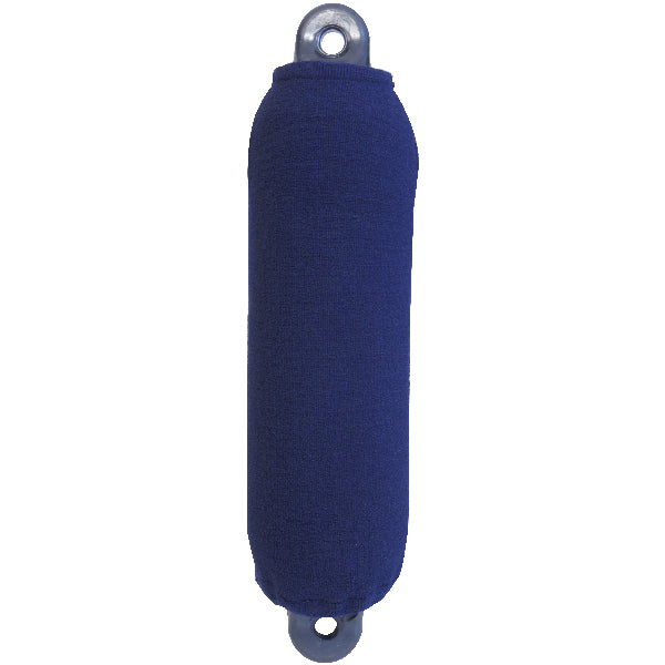Fendequip fenderovertræk i navy, 61x15 cm, set forfra.