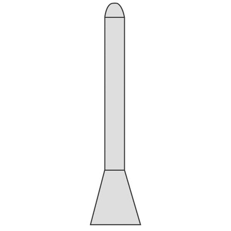 Dan-Fender vantskrue beskytter set forfra, klar til montering på riggen.