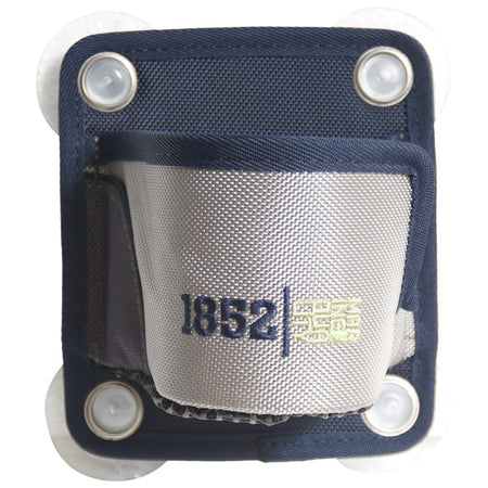 1852 kop holder med sugekopper, monteret på bådside