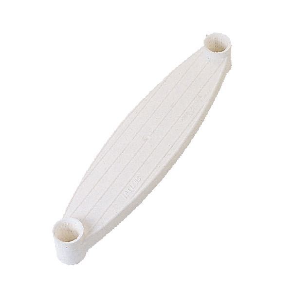 Nuova Rade badestige med plasttrin, set forfra på en båd.