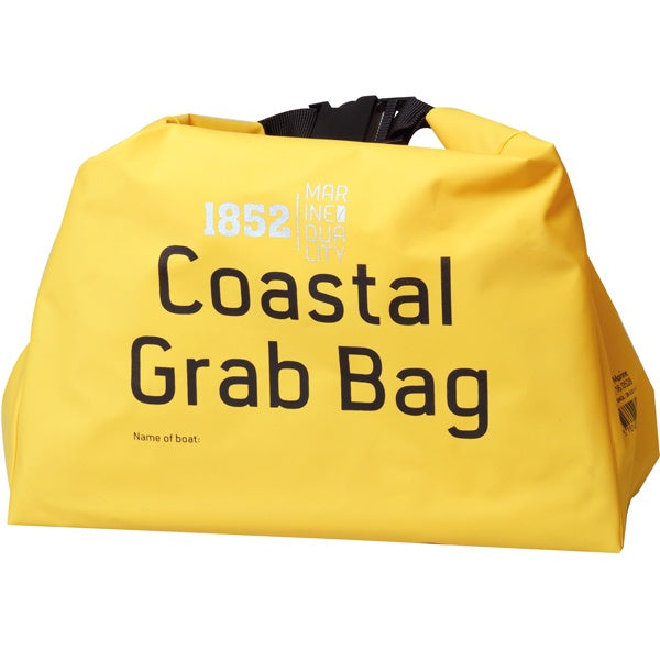Coastal grab bag fra 1852 i vandtæt design, set fra foran i bådmiljø.