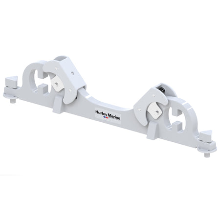 Hurley davits chocks set fra siden, fremhæver robust design og detaljer.