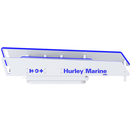 Hurley Davit H3O+ monteret på båd ved kysten
