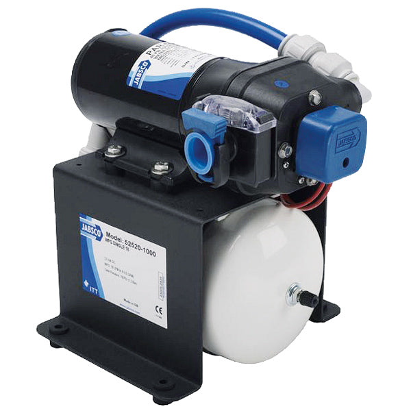 Jabsco, trykvandssæt Par-Max 4 med akkumulatortank 12V 16 l/min
