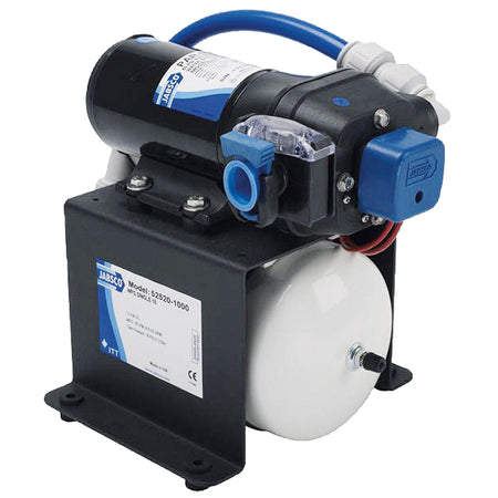 Jabsco, trykvandssæt Par-Max 4 med akkumulatortank 12V 16 l/min