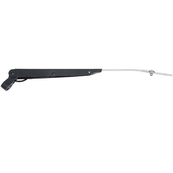 TMC justerbar viskerarm med vinklet ende, 345-440 mm, set forfra.