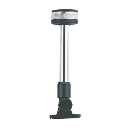 SeaTec lanternemast i AISI 304 RF stål med LED, set fra siden