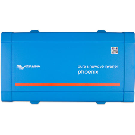 Victron 24V 300W inverter set fra fronten med tydelig nærbillede