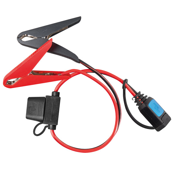 Victron klemme connector set fra siden, ideel til tilslutning af ladere og invertere