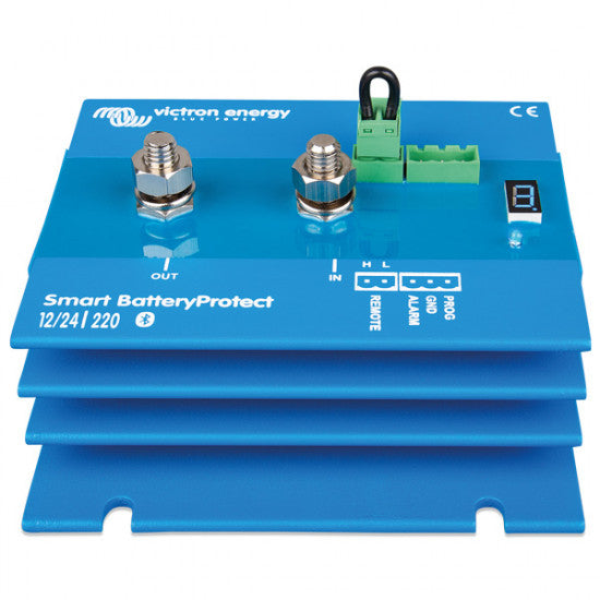 Victron Smart batteri protect 65Amp monteret i et elektrisk system